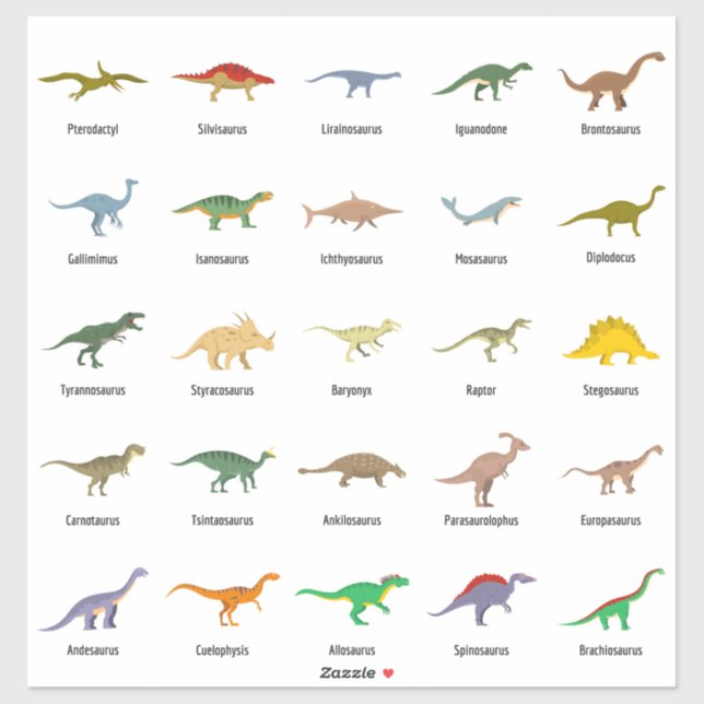 Dinosaur Stickers Klistermärken (Ark)