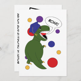 Dinosaur Studenten Funny Personalize Photo Meddelande