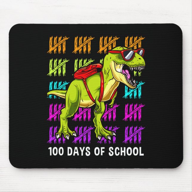 Dinosaur T Rex 100 dagar för skoldosering T Rex K Musmatta (Framsidan)