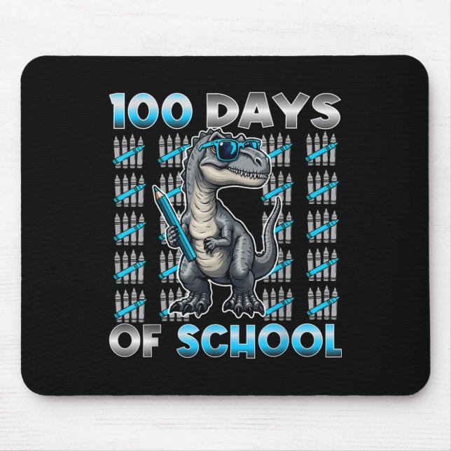 Dinosaur t Rex 100 dagar skolapparat 100 dagar Musmatta (Framsidan)