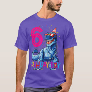 Dinosaur T rex 6-årig T-shirt Kids 6e