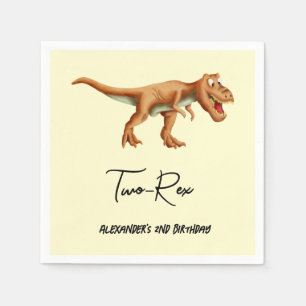 Dinosaur T Rex, andra Födelsedagsfesten Pappersservett