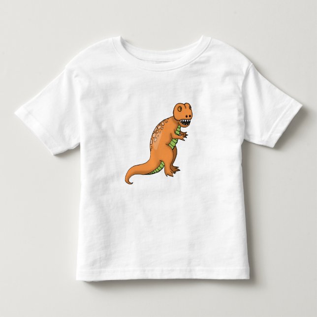 Dinosaur T-Rex Barn T-Shirt (Framsida)