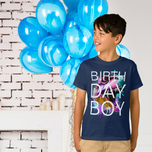 Dinosaur T-rex Birthday Boy T Shirt