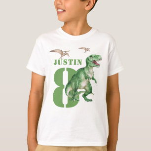 Dinosaur T Rex Birthday Shirt