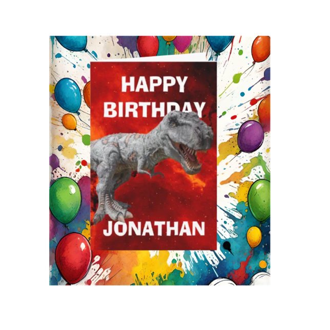 Dinosaur t Rex Children FÖDELSEDAGSFEST Card Kort (adorable personalized Tyrannosaurus card perfect for any little boy or girl!)