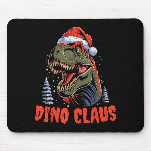 Dinosaur T-rex Christmas Tree Dino Claus Pajamas X Musmatta (Framsidan)
