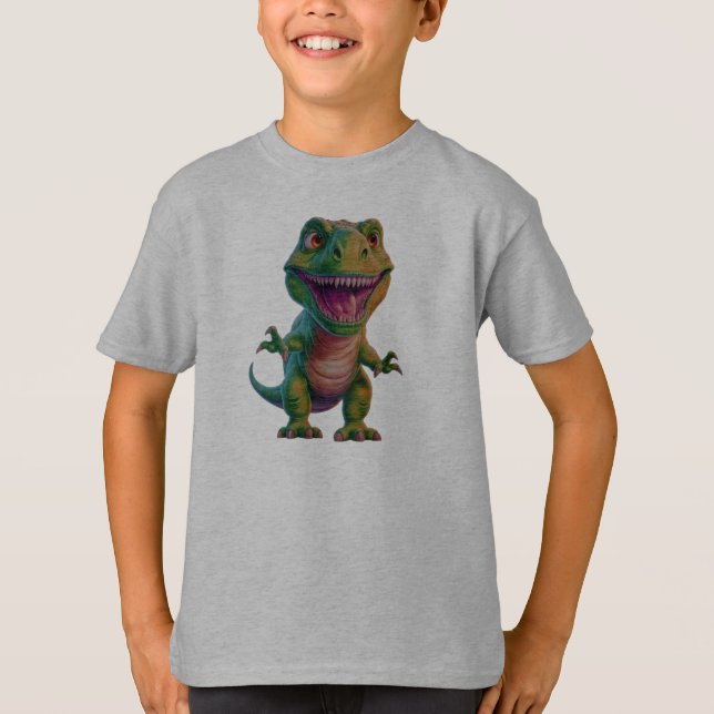 Dinosaur T Rex Design T Shirt (Framsida)