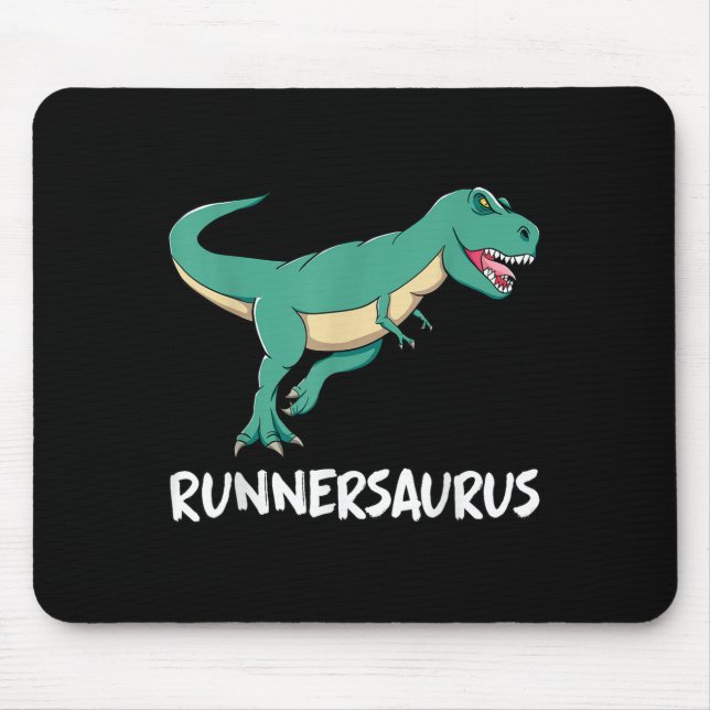 Dinosaur T-rex Dino Funny Exercise Cardio Running Musmatta (Framsidan)