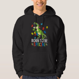 Dinosaur t rex, född som Speciell Dino Autism Todd Hoodie