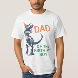 Dinosaur T-Rex Födelsedags hatt Pappa till födelse T Shirt