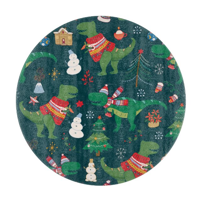 Dinosaur T-Rex: Jul nytt år. (Framsidan)