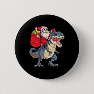 Dinosaur T Rex jul Santa Boys Manar Girls Julafton Knapp