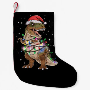 Dinosaur T-Rex Julgran Jultröja Xmas Dino Liten Julstrumpa