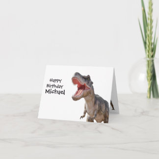 Dinosaur T-rex jurassic world-kort Kort