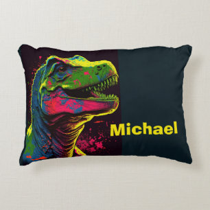 Dinosaur t Rex Kids accentpanel Prydnadskudde