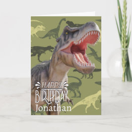 Dinosaur T Rex Mönster Jurassic World Kort