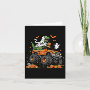 Dinosaur T-rex Riding Monster Lastbil Halloween Ma Kort