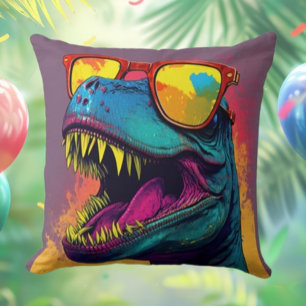 Dinosaur T Rex Roar Dekorativ kudde
