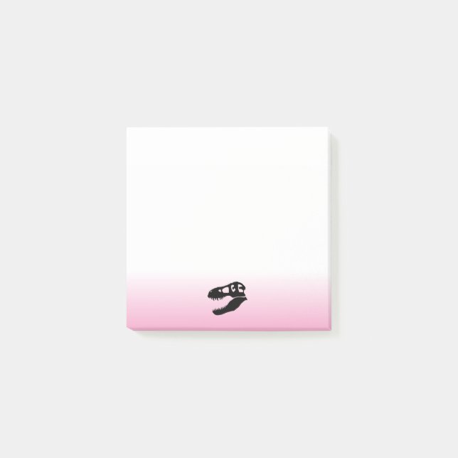 Dinosaur T. rex Skull Post-it Block (Framsida)