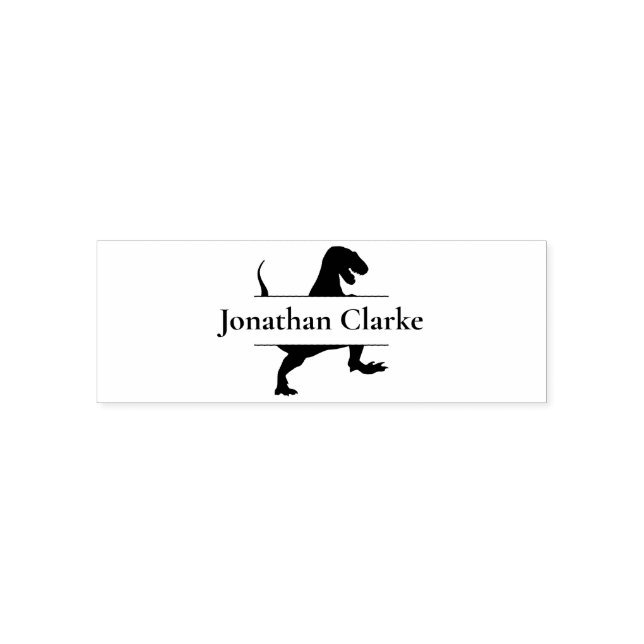 Dinosaur T Rex Stamp Stampa Självfärgande Stämpel (Design)
