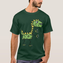 dinosaur t-rex teckning-tecknad