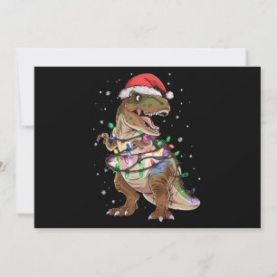 Dinosaur T-Rex Träd Jul Tröja Xmas Dino Julkort