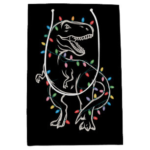 Dinosaur T-rex Träd Jul Xmas Husdjur Dino Trex