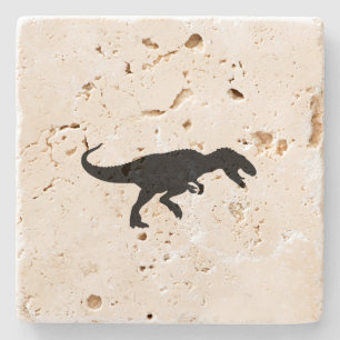 Dinosaur T-Rex Tyrannosaurus Rex Black Silhouette Stenunderlägg