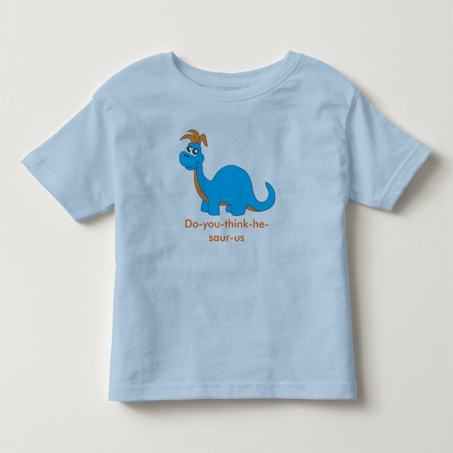 dinosaur t-shirt blue (Framsida)