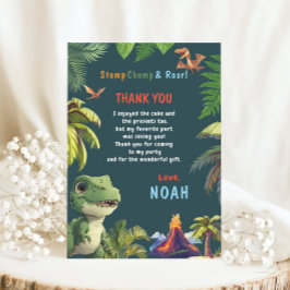 Dinosaur tack kort