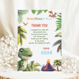 Dinosaur tack kort