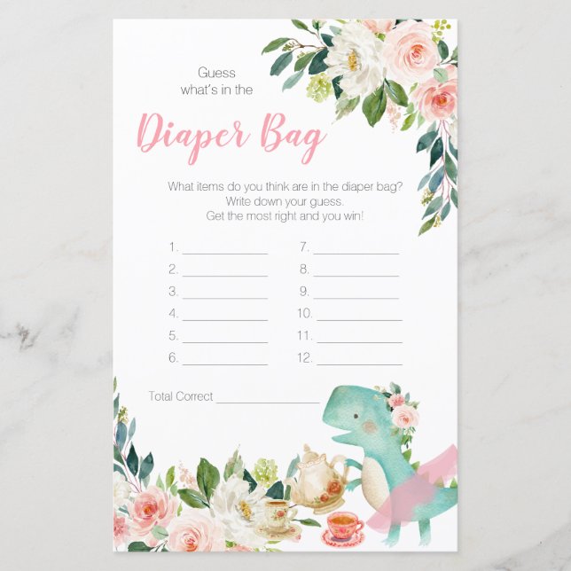 Dinosaur Tea Party gissar vad som står i tidningen (Framsida)