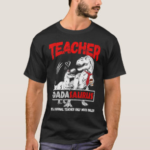 Dinosaur Teacher Life Coffee Far Pappa Rex Tiny H T Shirt