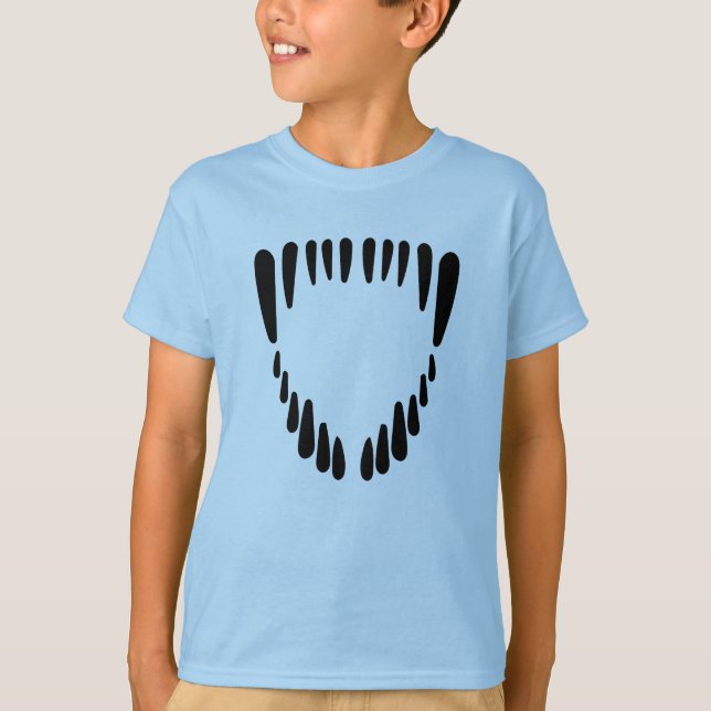 Dinosaur Teeth T Shirt (Framsida)