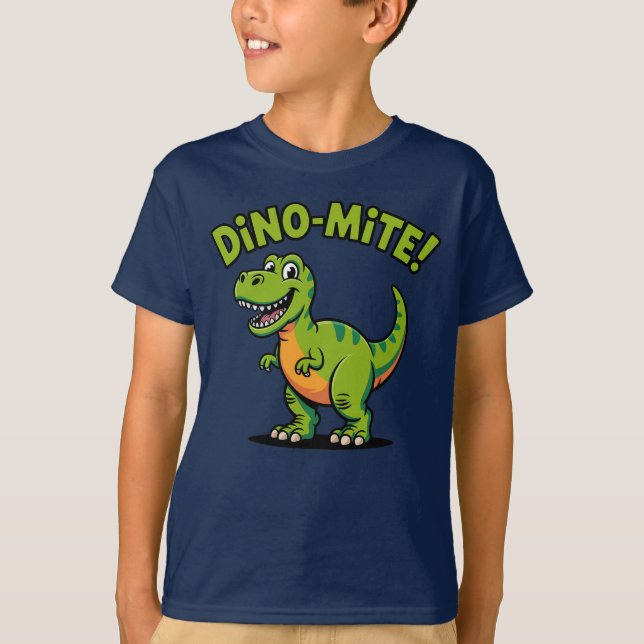 Dinosaur Theme T Shirt (Framsida)
