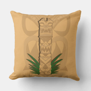 Dinosaur Tiki Totem Kudde