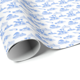 Dinosaur Toile (Periwinkleblå) Presentpapper