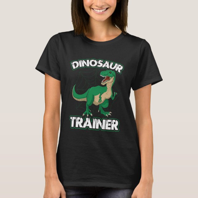 Dinosaur Trainer Funny Halloween Costume Dino Love T Shirt (Framsida)