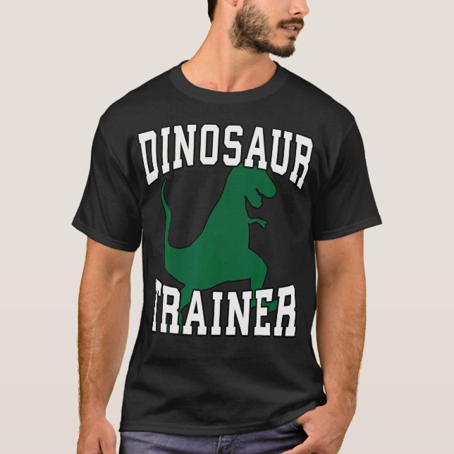 Dinosaur Trainer Halloween Costume for Vuxnas Ki T Shirt (Framsida)