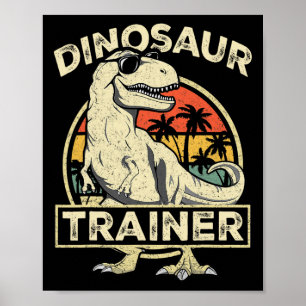 Dinosaur Trainer Halloween-kostym Retro Dino-kontu Poster