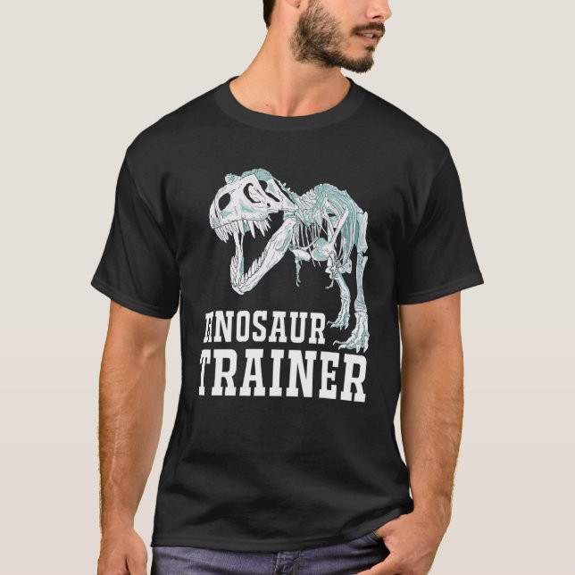 Dinosaur Trainer Rex Halloween Costume Julafton Ki T Shirt (Framsida)