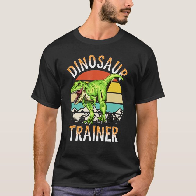 Dinosaur Trainer Shirt Halloween Costume for Vuxen T Shirt (Framsida)