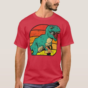 Dinosaur Tre Pizza Graphic Pizza Älskare Italia Fo T Shirt