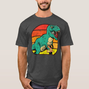 Dinosaur Trex Pizza Graphic Pizza Älskare Italia F T Shirt