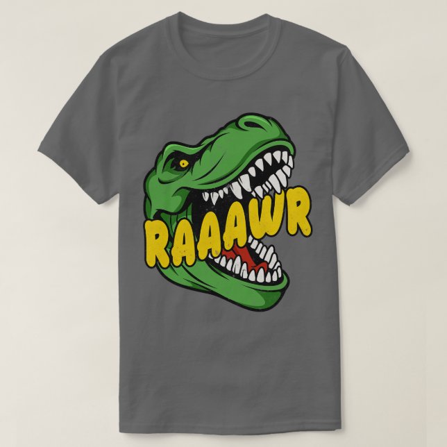 Dinosaur TRex raaawr T Shirt (Design framsida)
