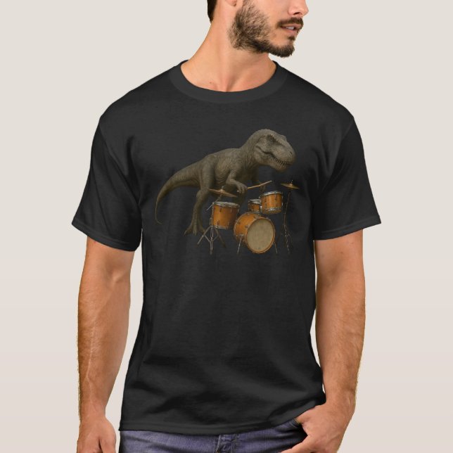 Dinosaur-trumning T-shirt (Framsida)