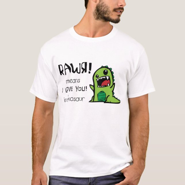 Dinosaur tshirt t-shirt (Framsida)