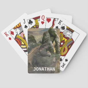Dinosaur Tyrannosaurus Gorilla Fantasiscen Casinokort