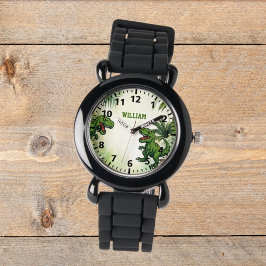 Dinosaur Tyrannosaurus Rex djungel Armbandsur
